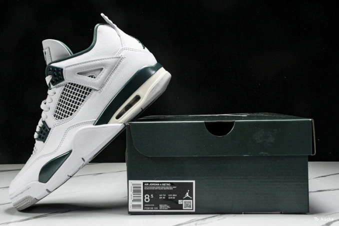 Rep TBK Jordan Oxidized Green 4 Air FQ8138-103 0730